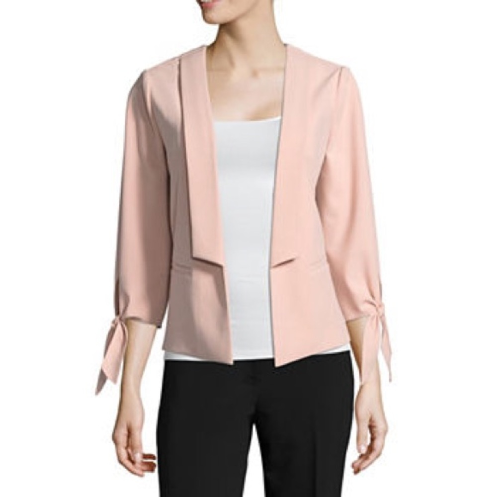 Pink Blazer with Shoulder Pads